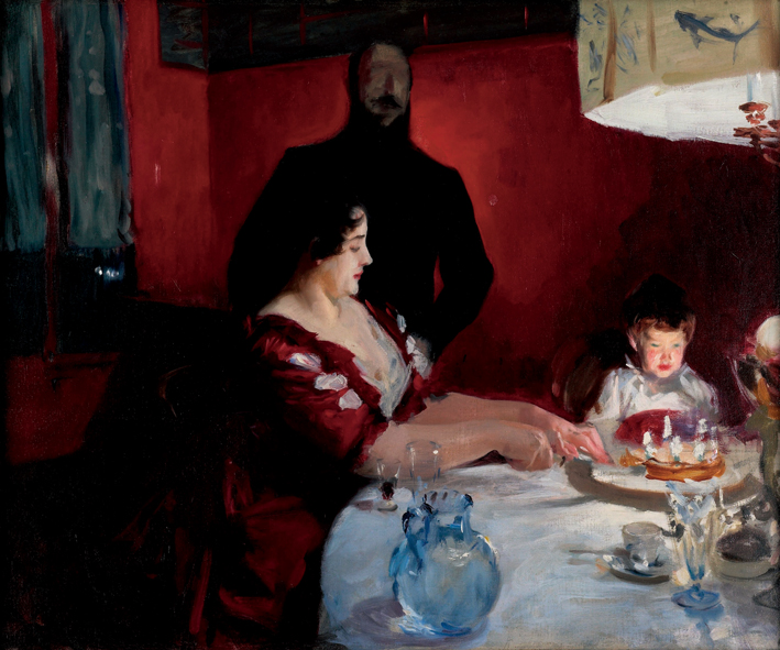  约翰·辛格·萨金特John Singer Sargent —— fete familiale the birthday party